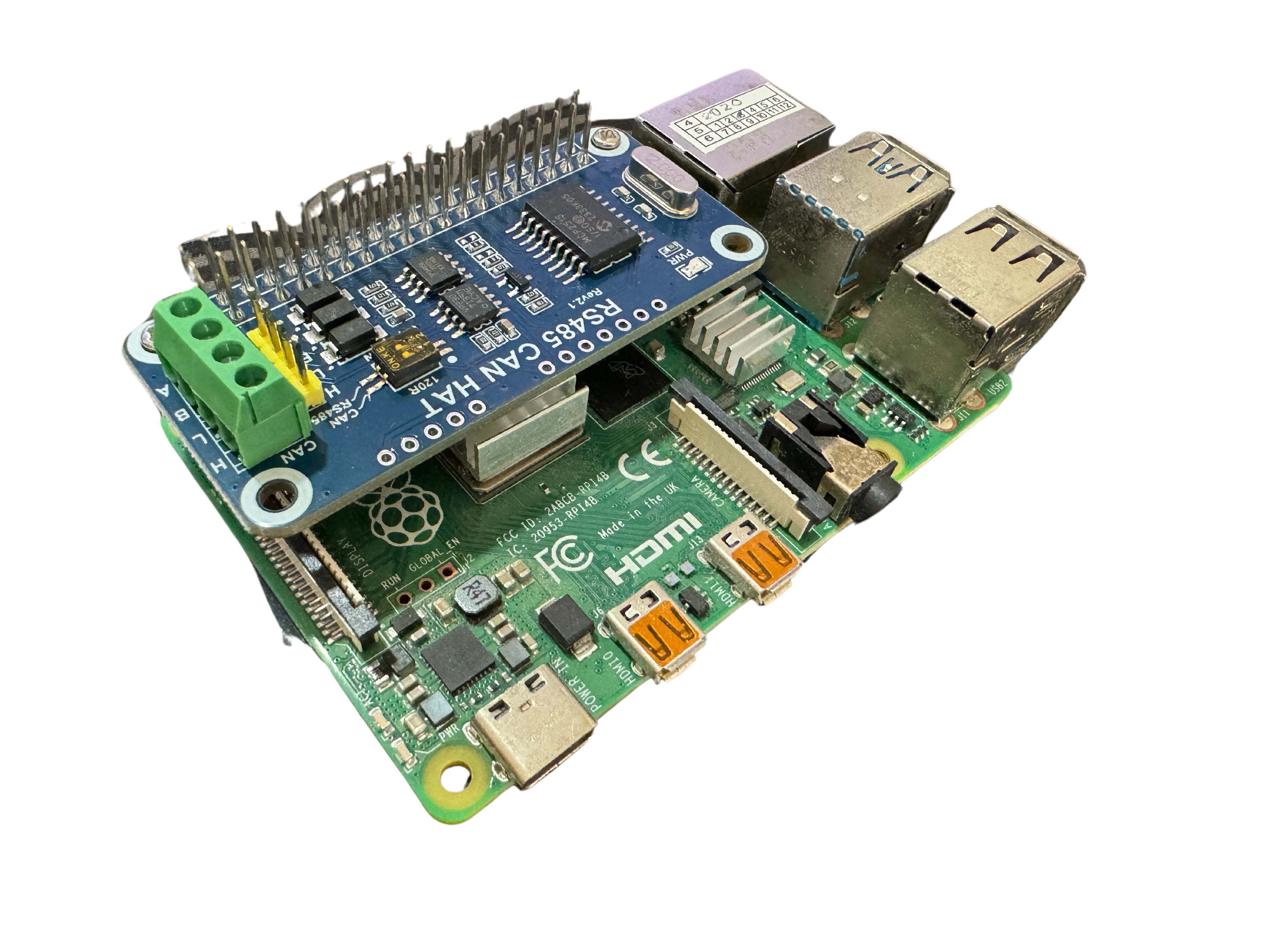 Raspberry Pi with CAN Hat