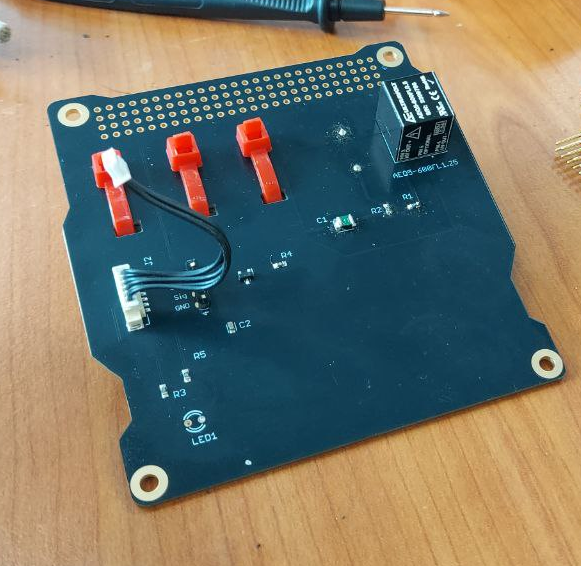 Current drawn by the high-voltage PCB and the low-voltage PCb